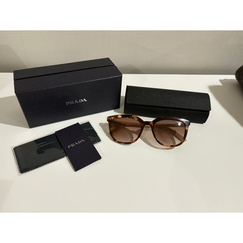Gently used Authentic Prada Women's PR03XS 53mm Sunglasses w box, case & cloth